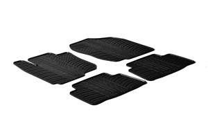 Gummimatta, kupé, Fram och bak, TOYOTA RAV 4 III, RAV 4 IV
