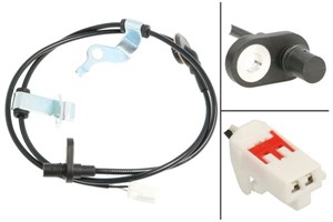 ABS-givare, Sensor, hjulvarvtal, Bakaxel, Vänster, MAZDA 6 Hatchback, 6 Kombi, 6 Sedan, GS1D-43-72Y, GS1D-43-72YA