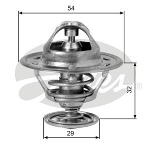 Termostat, kylvätska, ALFA ROMEO,DAIMLER,FIAT,FORD,JAGUAR,LANCIA,LOTUS,MAZDA,MITSUBISHI,NISSAN,PEUGEOT,SAAB,TALBOT,TRIUMPH,VOLVO, 001317