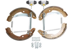 Bromsbackar, sats, Bakaxel, SEAT,SKODA,VW, 1J0609525, 1J0609525A, 1J0609525B
