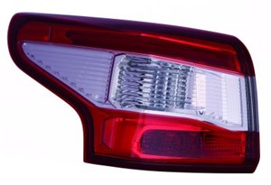 Baklykta, Vänster, NISSAN QASHQAI SUV II, 26555-4EA0A