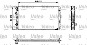 Kylare, motorkylning, SEAT,VW, 1H0121253BE, 1H0121253L, 6N0121253AC, 6N0121253AH