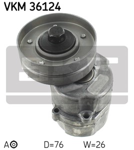 Spännrulle, flerspårsrem, Mitt, VOLVO S40 I, V40 Kombi, 9146249