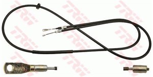 Vajer, parkeringsbroms, Bak, Fram, Mitt, MERCEDES-BENZ VITO Buss [W638], VITO Skåp [W638], V-KLASS [638/2], 638 420 07 85, A 638 420 07