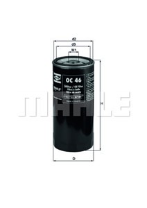 Oljefilter, PORSCHE 928, 92810720102, 92810720103, 92810720105, 92810720107