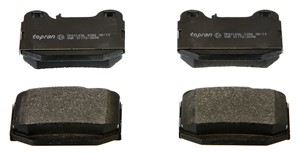 Bromsbeläggsats, Bakaxel, MERCEDES-BENZ M-KLASS [W163], 163 420 07 20, 163 420 09 20, 163 420 11 20, A163 420 07 20, A163 420 09 20, A16