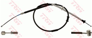 Vajer, parkeringsbroms, Bak, Vänster, FIAT GRANDE PUNTO, PUNTO, PUNTO EVO, PUNTO Skåp/halvkombi, 55700928, 55704107