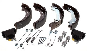 Bromsbackar, sats, Bakaxel, FORD ESCORT VI, ESCORT Cabriolet VI, ESCORT Sedan VI, ESCORT Turnier VI