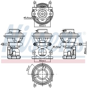 EGR-Ventil, FIAT DUCATO Buss, DUCATO Flak/chassi, DUCATO Skåp, IVECO DAILY Buss IV, DAILY Flak/chassi IV, DAILY Skåp IV, 504150396, 7179