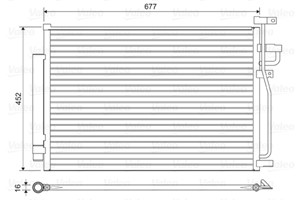 Kondensor, klimatanläggning, CHEVROLET CAPTIVA, OPEL ANTARA A, 20759646, 4803973, 4817325, 4821193, 95352656, 96436393, 96815553