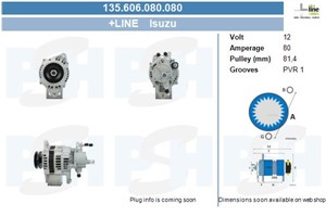 Generator, ISUZU D-MAX I, 8972492093, 8973272181