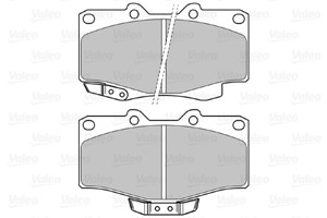 Bromsbeläggsats, Framaxel, TOYOTA,VW, 04465-35031, 04465-35040, 04465-35080, 04465-35260, 04465-35280, 04465-60030, 04465-60130, 04465-6