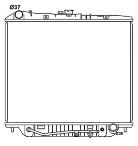 Kylare, motorkylning, ISUZU TROOPER III, OPEL MONTEREY B, 1300141, 1300234, 311250, 8943752724, 8943752755, 8943752756, 8971690240, 9716