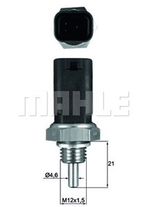 Kylvätsketemperatur-sensor, DACIA,RENAULT, 22 63 060 24R, 22630-00Q1C, 22630-00Q3B, 22630-00QAB, 44 08 333, 44 34 334, 77 00 101 968, 77