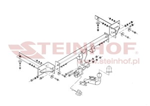 Dragkrok, Standard, OPEL CORSA D
