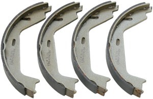 Bromsbackar, sats, Bak, VOLVO C70 Cabriolet II, S60 I, S70, S80 I, S80 II, V70 I, V70 II, V70 III, XC70 II, XC70 CROSS COUNTRY I, XC90 I