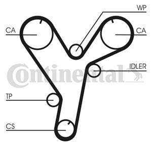 Kamrem, CHRYSLER,DODGE,MITSUBISHI, MD307487, MD317871, XD307487
