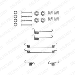 Tillbehörssats, bromsbackar, Bakaxel, CITROËN AX, SAXO, SAXO Hatchback van, PEUGEOT 106 I, 4308.4, 4308.40, 95619516