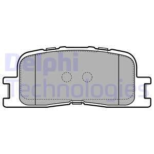 Bromsbeläggsats, Bakaxel, LEXUS ES, TOYOTA CAMRY Sedan, HIGHLANDER / KLUGER, 04466-06010, 0446633100, 04466-33100, 0446633130, 04466-331