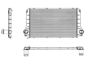 Intercooler, TOYOTA AVENSIS, AVENSIS Kombi, AVENSIS Sedan, COROLLA Verso, 179400R010, 28658-34100