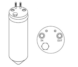 Torkfilter, KIA CARNIVAL I, CARNIVAL II, 0K55261500A, 0K56E61500, 0K56E61500A, OK55261500A, OK56E61500, OK56E61500A