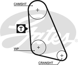 Kamrem, SEAT TERRA, TERRA Skåp / kombi, VW POLO Classic, POLO II, POLO Coupé, POLO Skåp/halvkombi, 000 980 93 02, 0009809302, 002 980 20