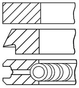 Kolvringar, kit, ALFA ROMEO,FIAT,OPEL,RENAULT,VAUXHALL, 1908712, 1908713, 7303221, 99441417