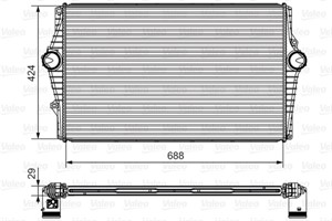 Intercooler, VOLVO S80 I, V70 II, 31274554