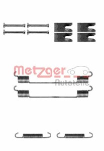 Tillbehörssats, bromsbackar, Bak, CITROËN,FIAT,FORD,PEUGEOT, 6530814
