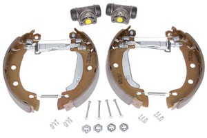 Bromsbackar, sats, Bakaxel, RENAULT MEGANE I, MEGANE Cabriolet I, MEGANE Classic I, MEGANE Coach I, MEGANE Grandtour I, 427118, 77012051