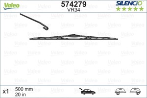 Torkarblad, Bak, HONDA CIVIC IX, CIVIC Tourer IX, RENAULT LAGUNA III, LAGUNA Coupé, 287900001R