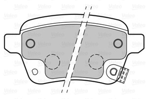 Bromsbeläggsats, Bakaxel, FIAT 500L, TIPO Halvkombi, TIPO Kombi, TIPO Sedan, 77366336, 77366595, 77367914