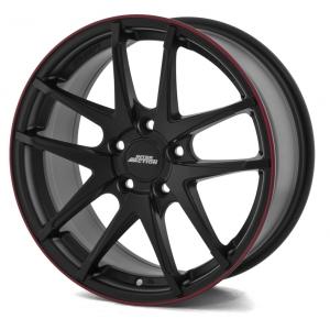 Inter Action Red Hot Matt Black 7x16 5/100 ET38 B57.1