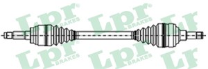 Drivaxel, framaxel vänster, FIAT DOBLO Minibus, minivan, DOBLO Skåp/stor limousine, 46307674