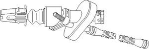 Huvudcylinder, koppling, OPEL,VAUXHALL, 06 79 401, 09126216, 6 79 401