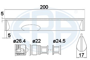 Torkfilter, FIAT,LEXUS,SUZUKI,TOYOTA, 8847447010