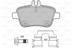Bromsbeläggsats, Bakaxel, MERCEDES-BENZ, 0064202320, 0064207920, 0064208020, 0064208320, 0074203420, 0074209420, 0074209520, 0084202320,