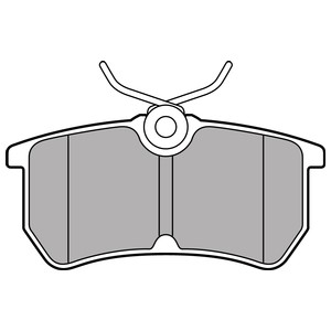 Bromsbeläggsats, Bakaxel, FORD FIESTA VI, FIESTA Sedan, FIESTA Van VI, 1780884, 1802317, 1810990, C1BC2M008AA, C1BC2M008AB, C1BC2M008AC