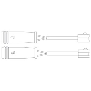 Slitvarnarsats, bromsbelägg, Bakaxel, MERCEDES-BENZ,VW, 2E0 906 206B, 906 540 1317, A906 540 1317