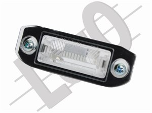 Belysning, registreringsskylt, Tvåsidig, VOLVO C70 Cabriolet II, S40 II, S60 II, V50, XC60 SUV I, XC70 II, XC90 I, 30634190, 30753839, 3