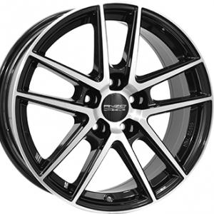 Anzio Split Black Polished 6.5x16 5/112 ET38 B70.1