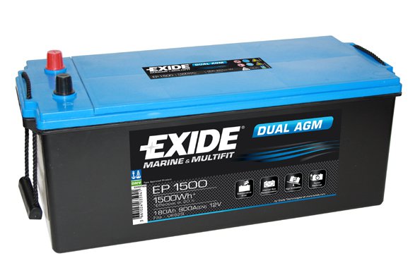 Batteri Dual AGM 180Ah