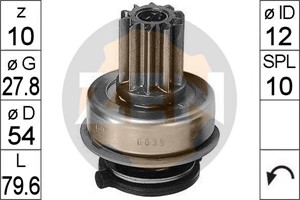 Frihjulsväxel, startmotor, SEAT TOLEDO I, VW GOLF III, GOLF Variant III, PASSAT B3/B4, VENTO