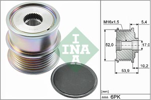Frihjulskoppling, generator, AUDI,SEAT,SKODA,VW, 04C 903 021 A, 04C 903 023 K, 04C 903 023 L, 04C 903 023 M, 04C 903 023 R, 04C 903 023