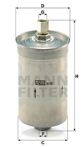 Bränslefilter, AUDI,BENTLEY,FERRARI,FORD,LANCIA,PEUGEOT,ROLLS-ROYCE,SAAB,TVR,VOLVO,VW, 1306530, 1306530-5, 1389450, 1389450-6, 1389562,