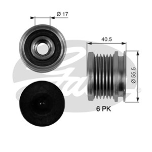 Frihjulskoppling, generator, FORD,SEAT,VW, 028 903 119 AQ, 028903119AA, 028903119AQ, 028903119P, 1106734, 95VW10344FA