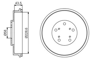 Bromstrumma, Bakaxel, SUBARU FORESTER, IMPREZA Coupé, IMPREZA Kombi, IMPREZA Sedan, LEGACY I, LEGACY Kombi I, 26340 AA010