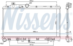 Kylare, motorkylning, SUBARU FORESTER, IMPREZA Halvkombi, IMPREZA Sedan, LEGACY IV, LEGACY Kombi IV, OUTBACK, XV, 45111-AG000, 45111-AG0