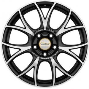 Speedline SL5 Vincitore Matt Black Polished 7.5x18 5/114.3 ET40 B82