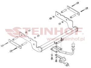 Dragkrok, Standard, FORD MONDEO III, MONDEO Sedan III